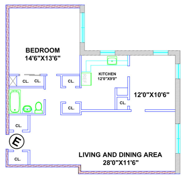 Apartment Layout E